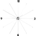 Kare Design orologio da parete Like Umbrella, argento, diametro 60cm, struttira ombrella con palline di decorazione, batteria non inclusa, 60x60x6cm (A/L/P)