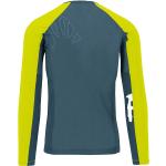 T-shirt gialle XL in microfibra traspiranti da running per Uomo Karpos 