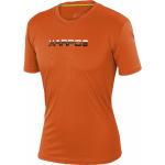 Magliette & T-shirt scontate arancioni M in poliestere traspiranti mezza manica con manica corta per Uomo Karpos 
