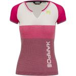 T-shirt tecniche scontate rosa XL in jersey traspiranti mezza manica per Donna Karpos 