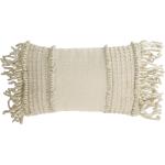Kave Home - Fodera cuscino Marcie in cotone e lana bianchi 30 x 50 cm