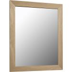 Kave Home - Specchio Wilany con cornice di larghezza 47 x 57,5 cm con finitura naturale