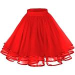 Abbigliamento & Accessori vintage eleganti rossi Taglia unica con paillettes per matrimonio per Donna 