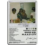 Kendrick Lamar Poster Good Kid Maad City Tracklist