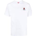 Magliette & T-shirt bianche M mezza manica con scollo rotondo Kenzo Flower 