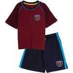 Kids West Ham United FC - Pigiama corto da ragazzo con maglietta Viola/Blu 13 Anni