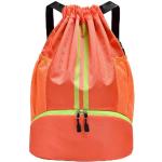 KIKIGOAL Dry Wet Separato Nuoto Bag Portatile Coulisse Zaino Impermeabile Palestra Sport Piscina Spiaggia Gear, Orange-C