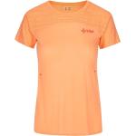 T-shirt scontate arancioni L traspiranti mezza manica da fitness per Donna 