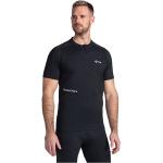 T-shirt scontate nere 3 XL taglie comode antivento traspiranti da running per Uomo 