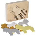 Puzzle di legno a tema animali per bambini 