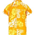 Magliette & T-shirt casual gialle XL taglie comode in poliestere mezza manica cartoni animati per Uomo 