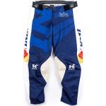 Kini Red Bull Division V 2.2 Pantaloni Motocross, bianco-blu, taglia XS