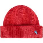 Cappelli invernali scontati rossi di lana merino Bio per Uomo Klättermusen 
