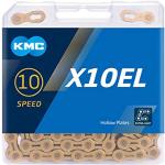 KMC X10el Chain, Catena Unisex Adulto, Gold, 1/2" x 11/128"