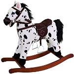 Dondoli di legno a tema cavalli per bambini cavalli e stalle Knorr 
