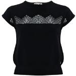 Magliette & T-shirt eleganti nere XL di pizzo mezza manica con manica corta per Donna Kocca 