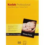 Kodak Professional Glossy A4, 50 Fogli, Formato A4, Peso 255g/mq, Carta Inkjet Fotografica, Inkjet Photo Paper, bianco