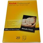KODAK Professional Metallic A3+, 20 fogli, Formato A3+, 330x483 mm, Peso 255g/mq, Carta Inkjet Fotografica, Inkjet Photo Paper