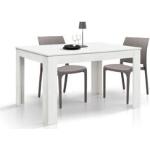 Set scontati bianchi in legno di frassino allungabili tavolo con sedie 