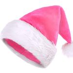 Cappelli rosa XL con pon pon da Babbo Natale 