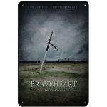 KOURT Braveheart - Poster del film retrò, in metal