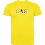 Magliette & T-shirt gialle 3 XL taglie comode di cotone mezza manica con scollo rotondo per Uomo Kruskis 
