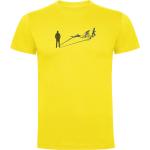 Magliette & T-shirt gialle 3 XL taglie comode di cotone mezza manica con scollo rotondo per Uomo Kruskis 