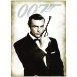 Kustom Art Calamita (magnete) Serie Attori Famosi Sean Connery James Bond 007 Stile Vintage per Frigorifero/Garage/Bar Stampa su Legno 10x6 cm