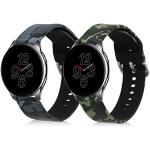 Cinturini orologi militari grigio scuro in silicone cardio kwmobile 
