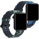 Cinturini orologi militari verde scuro in silicone cardio kwmobile 