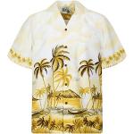 Camicie hawaiane beige M di cotone per Uomo SKY 