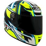 KYT KR-1 Lightning casco, bianco-blu-giallo, taglia 2XL