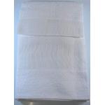 Asciugamani bianchi di spugna 2 pezzi da bagno La spoletta 