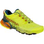 Scarpe larghezza E gialle numero 44,5 con allacciatura elasticizzata traspiranti trail running per Uomo La Sportiva Akasha 