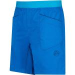 Shorts scontati blu L di cotone Bio per Uomo La Sportiva 