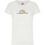Magliette & T-shirt scontate bianche L di cotone Bio mezza manica con manica corta per Donna La Sportiva 