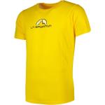 Magliette & T-shirt scontate gialle L di cotone mezza manica con manica corta per Uomo La Sportiva 