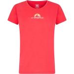 Magliette & T-shirt scontate rosse L di cotone Bio mezza manica con manica corta per Donna La Sportiva 