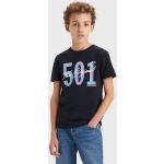 T-shirt manica corta classiche nere 12 anni mezza manica per bambini Levi's 501 