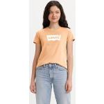 Magliette & T-shirt casual arancioni con scollo rotondo per Donna Levi's 
