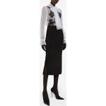 Camicie bianche M in organza a fiori manica lunga con manica lunga per Donna Dolce&Gabbana Dolce 