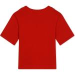 Magliette & T-shirt rosso mattone di pizzo con scollo tondo mezza manica con scollo rotondo per Donna Dolce&Gabbana Dolce 
