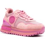 Sneakers larghezza E scontate rosa numero 36 di gomma con stringhe platform Liu Jo 