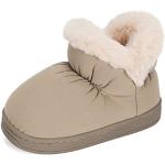 Stivali invernali larghezza E kaki numero 31 di pelliccia tinta unita antiscivolo per bambini 