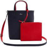 Lacoste Anna Reversible Coated Canvas Bag Blu