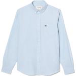 Camicie Oxford scontate eleganti blu S di cotone per Uomo Lacoste 