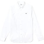 Magliette & T-shirt Slim Fit eleganti bianche L per Uomo Lacoste 