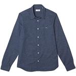 Magliette & T-shirt Slim Fit blu navy di cotone per Uomo Lacoste 