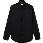 Magliette & T-shirt Slim Fit scontate eleganti nere M di cotone per Uomo Lacoste 