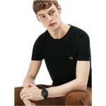 Magliette & T-shirt scontate nere 4 XL di cotone mezza manica con manica corta per Uomo Lacoste 